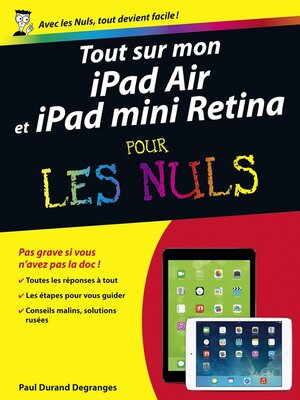cover image of Tout sur mon iPad Air et iPad mini Retina Pour les Nuls